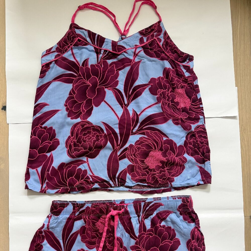 PJ Salvage womens Loungewear Botanical Dreams Cami & Shorts Set (S/M)
